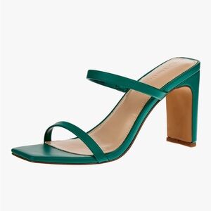 The Drop Green Avery Shoes. Size 12. Chunky Heel. NWT